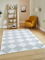 Think Rugs Cream Lyna J0529 Modern Rug - Image 1 of 6