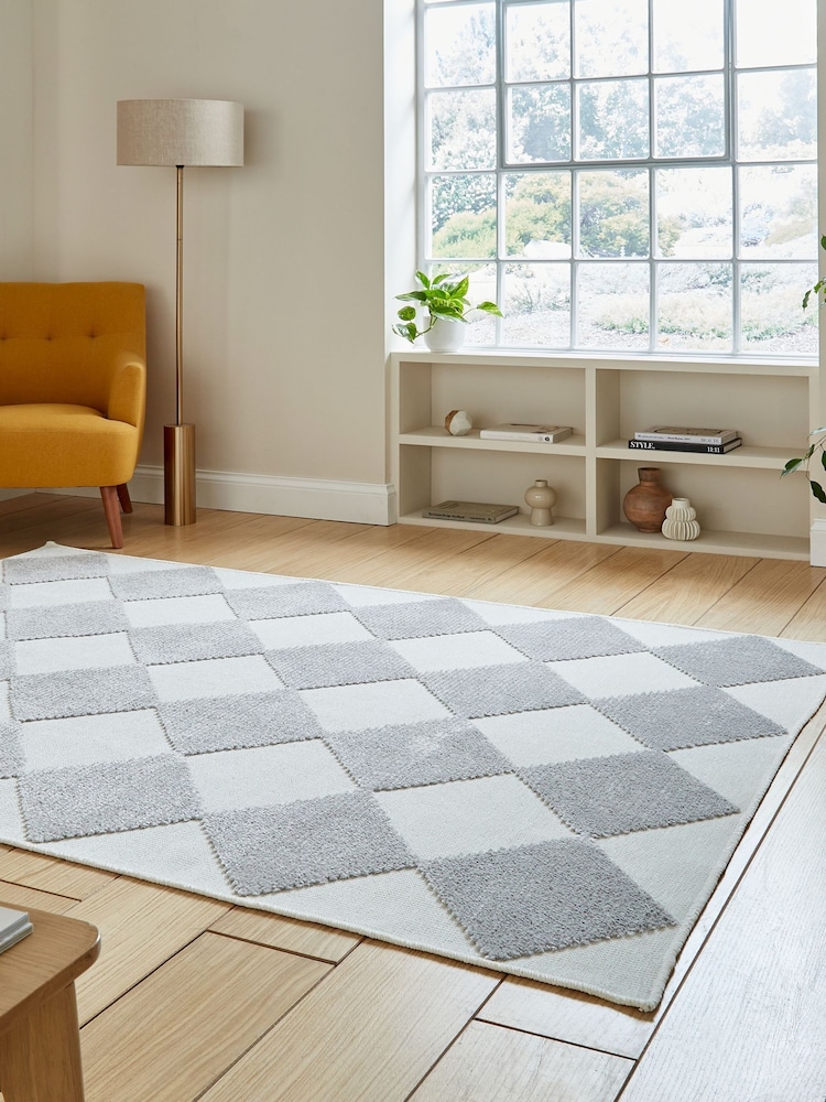 Think Rugs Cream Lyna J0529 Modern Rug - Image 2 of 6