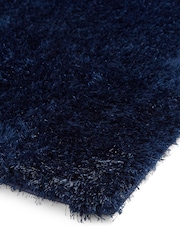 Think Rugs Navy Lux Shaggy Plain Shaggy Rug - Image 5 of 6