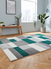 سجادة بتصميم هندسي عصري تشكيلة 61Matrix MT من Think Rugs - صورة 2 من 6