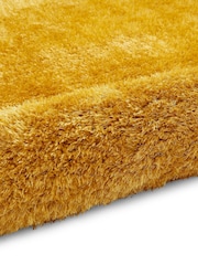 Think Rugs Yellow Lux Shaggy Plain Shaggy Rug - Image 6 of 6
