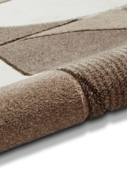 Think Rugs Beige Matrix MT63 Modern Geometric Rug - Image 6 of 6