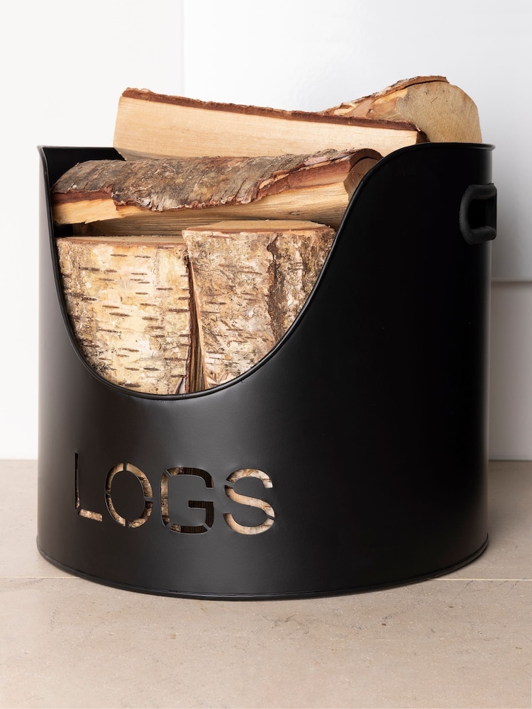 Snug Black Hickory Fireside Set - Image 2 of 6