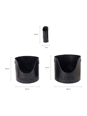 Snug Black Hickory Fireside Set - Image 6 of 6