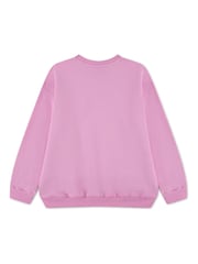 Nike Pink Standard Fleece Oversized Crewneck Jumper - Image 2 of 3
