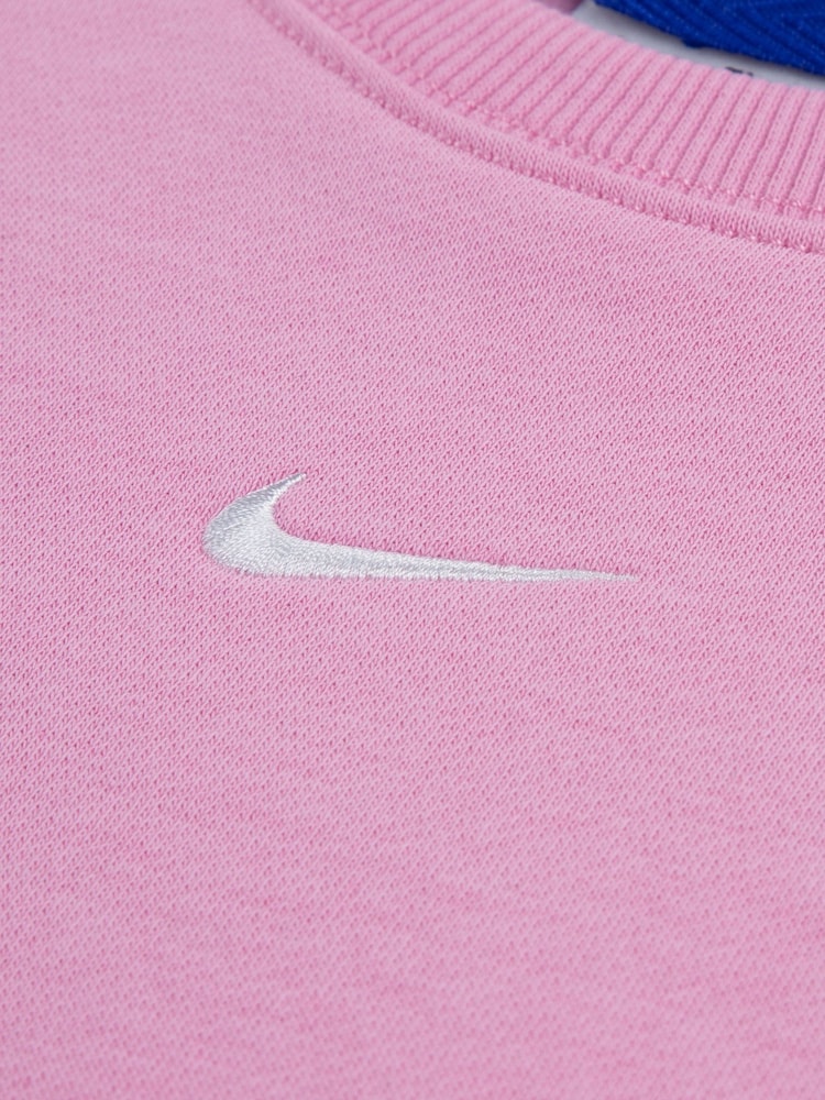 Nike Pink Standard Fleece Oversized Crewneck Jumper - Image 3 of 3 Nike Pink Standard Fleece Oversized Crewneck Jumper - Image 3 of 3