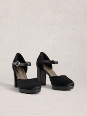 White Stuff Black Priscilla Platform Shoes - Image 2 of 4