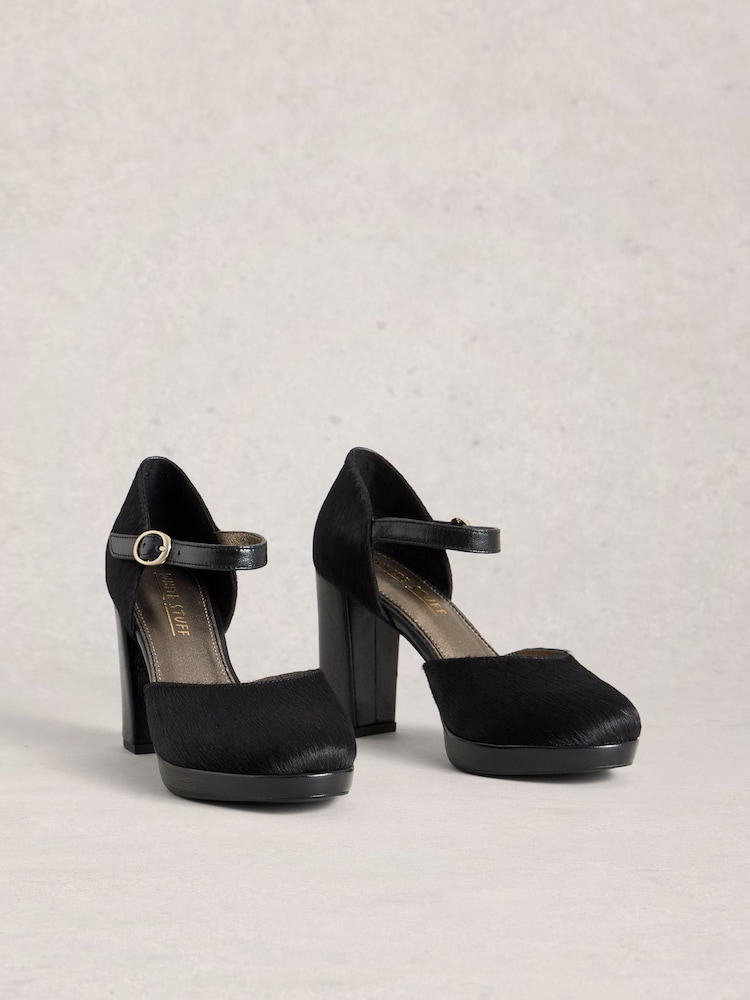 White Stuff Black Priscilla Platform Shoes - Image 2 of 4