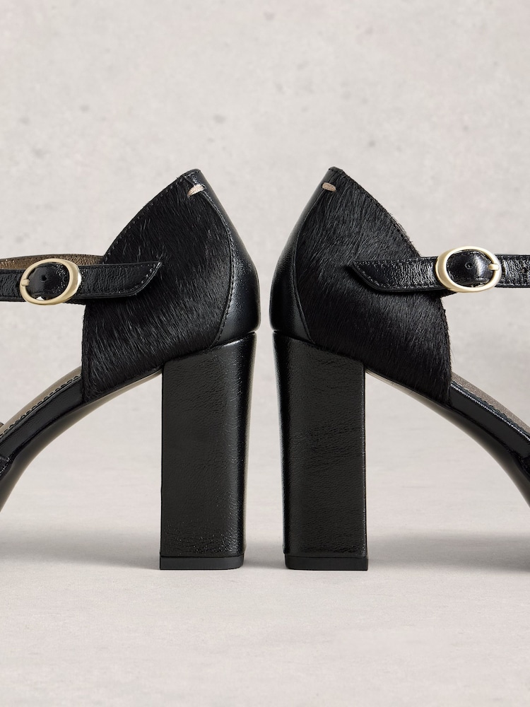 White Stuff Black Priscilla Platform Shoes - Image 4 of 4