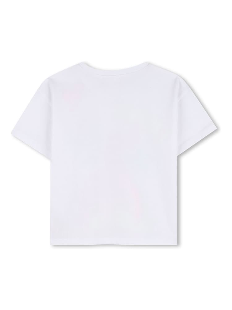 Billieblush Short Sleeve Unicorn Graphic Print T-Shirt - Image 2 of 3 Billieblush Short Sleeve Unicorn Graphic Print T-Shirt - Image 2 of 3