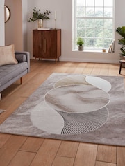 Think Rugs Gold Creation 50097 Modern Geometric Rug - Image 1 of 6