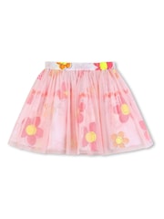 Billieblush Tulle Flower Print Pink Skirt - Bild 1 von 3