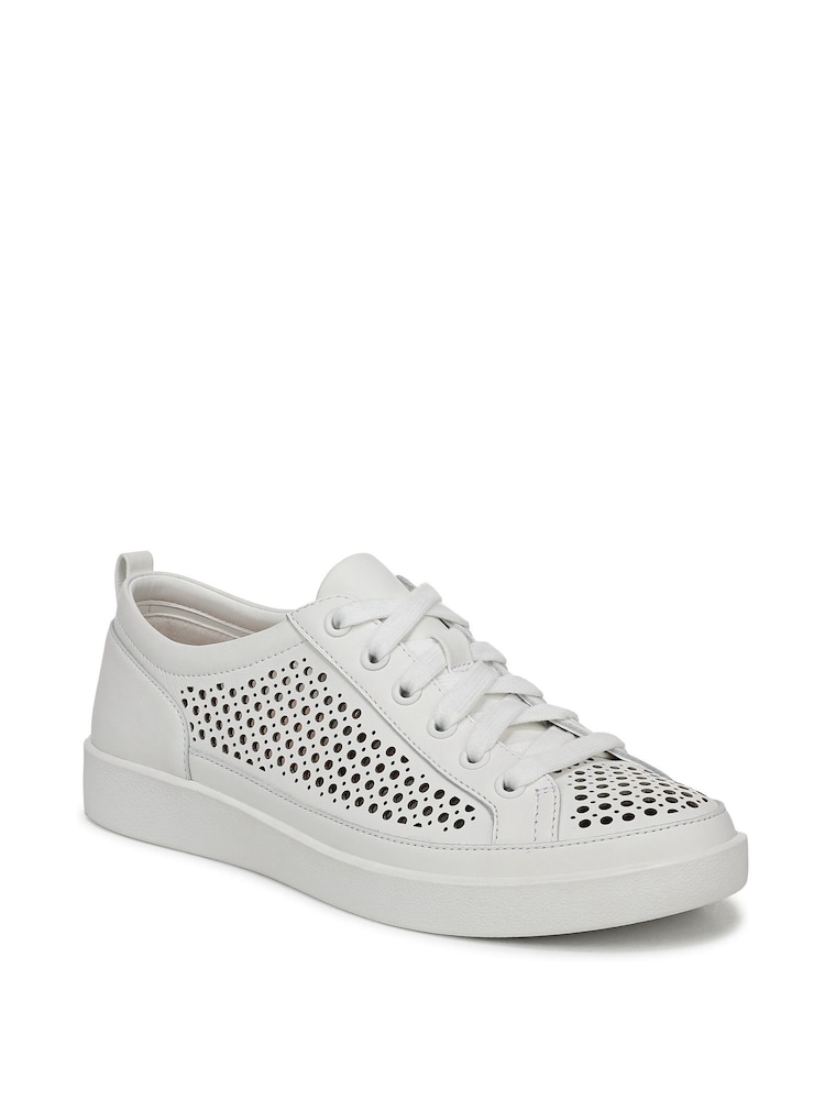 Vionic White Winny Perf Lace-Up Regular Fit Arch Support Trainer - Image 1 of 7
