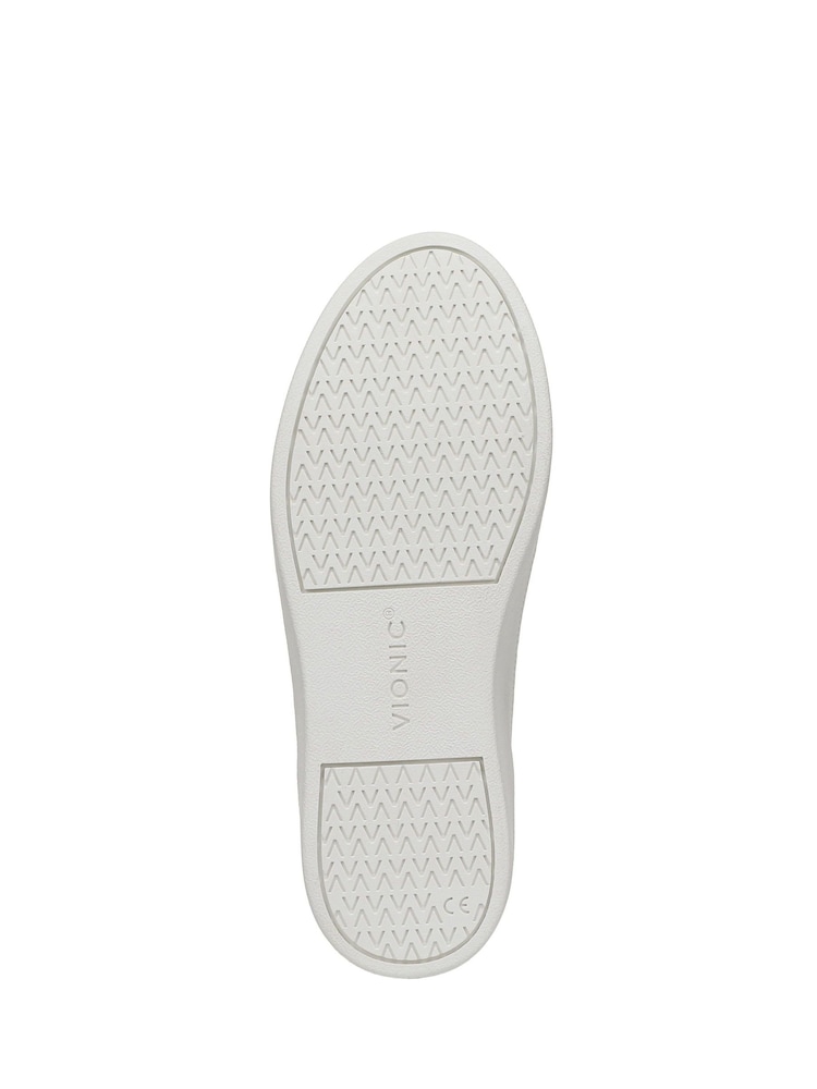 Vionic White Winny Perf Lace-Up Regular Fit Arch Support Trainer - Image 7 of 7