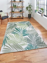 Think Rugs Green Miami 19433 Botanical Outdoor Rug - Image 2 of 6