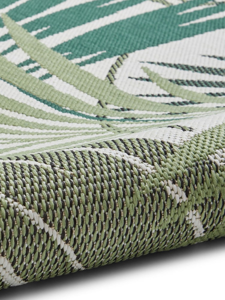 Think Rugs Green Miami 19433 Botanical Outdoor Rug - Image 6 of 6