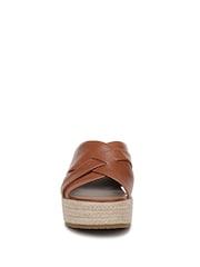 Vionic Brown Dawn Regular Fit Arch Support Slides - Image 4 of 7