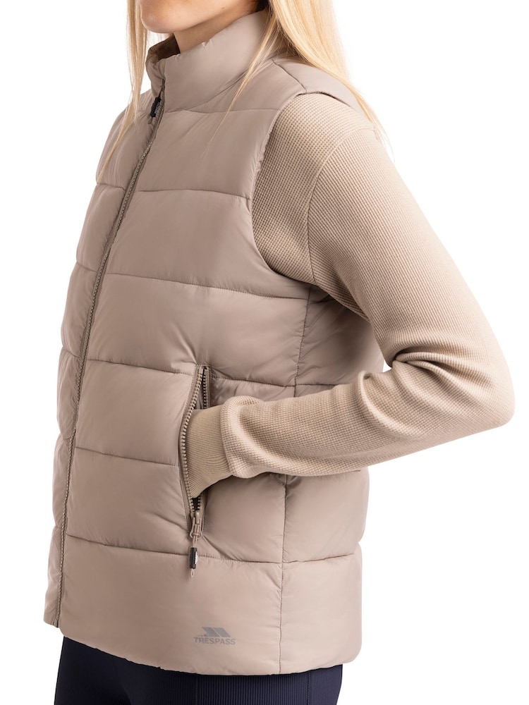 Trespass Simone - Female Casual Brown Gillet - صورة 4 من 4