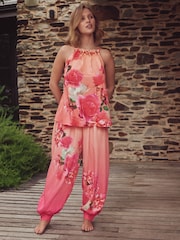 B by Ted Baker Pink/Yellow Floral Halterneck Top - Image 1 of 11
