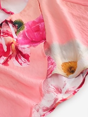 B by Ted Baker Pink/Yellow Floral Halterneck Top - Image 11 of 11