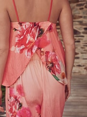 B by Ted Baker Pink/Yellow Floral Halterneck Top - Image 3 of 11