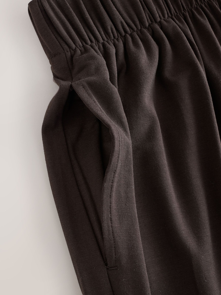Marrón chocolate - Slinky Jersey Balloon Leg Joggers - Imagen 2 de 3