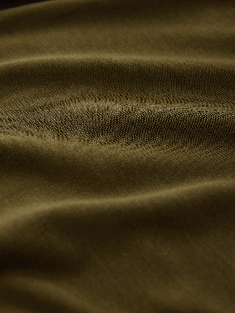 Khaki Green Slinky Jersey Balloon Leg Joggers - Image 3 of 3