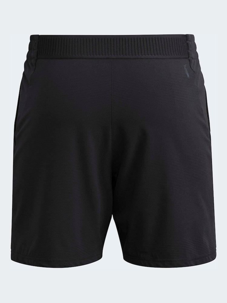 adidas Black Tennis Climacool Ergo 7 Inch Shorts - Image 7 of 7