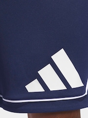 adidas Blue Basketball Badge Of Sport Shorts 7 Inch - Image 4 of 6