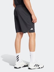 adidas Black Club Tennis Climacool 3-Stripes 7 Inch Shorts - Image 2 of 7
