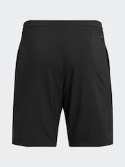 adidas Black Club Tennis Climacool 3-Stripes 7 Inch Shorts - Image 7 of 7