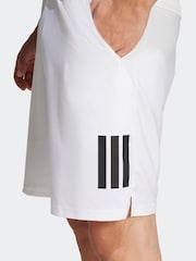 adidas White Club Tennis Climacool 3-Stripes Shorts - Image 4 of 8