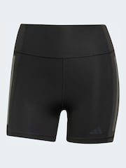 adidas Black Optime 3-Stripes 1/4 Short Leggings - Image 7 of 7