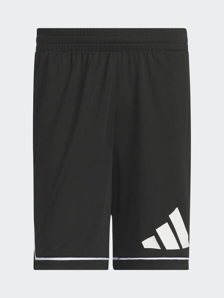 adidas Black Basketball Badge Of Sport 9 Inch Shorts - Image 6 of 6 adidas Black Basketball Badge Of Sport 9 Inch Shorts - Image 6 of 6