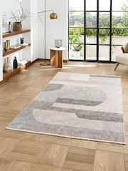 Think Rugs Beige Whisper Modern Rug - Image 1 of 6