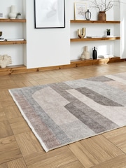 Think Rugs Beige Whisper Modern Rug - Image 2 of 6