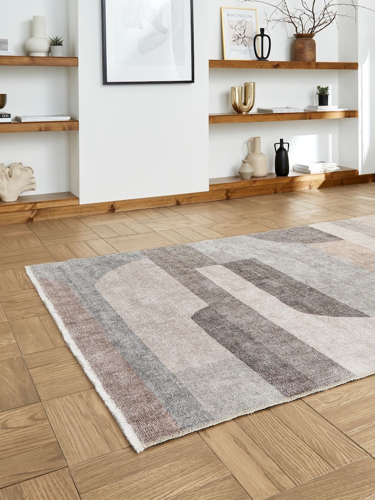 Think Rugs Beige Whisper Modern Rug - Image 2 of 6