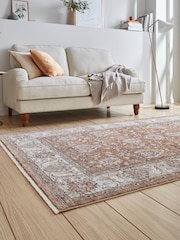 Think Rugs Terracotta Vintage 35027 Vintage Rug - Image 2 of 6
