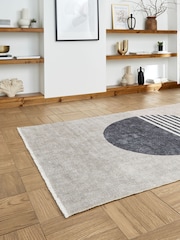 Think Rugs Beige Whisper Modern Rug - Image 2 of 6