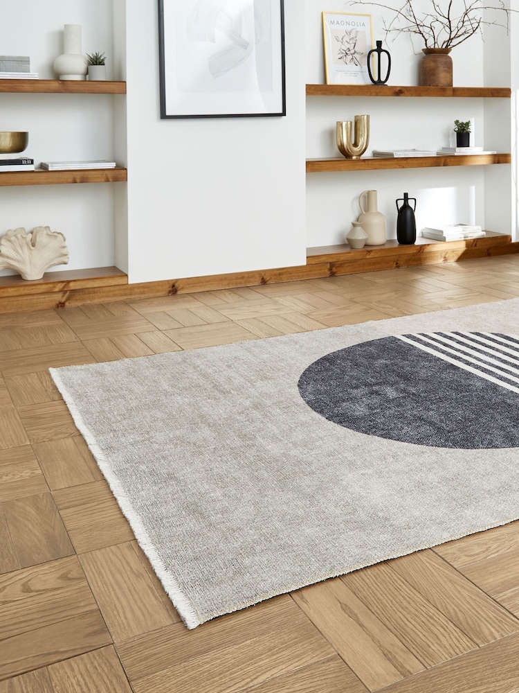 Think Rugs Beige Whisper Modern Rug - Image 2 of 6