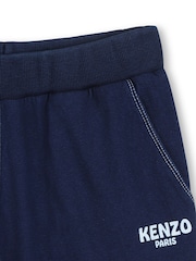 KENZO KIDS Logo Bermuda Blue Shorts - Image 4 of 4