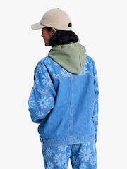 Roxy Floral Print Salty Horizon Denim Jacket - 圖片 14/14