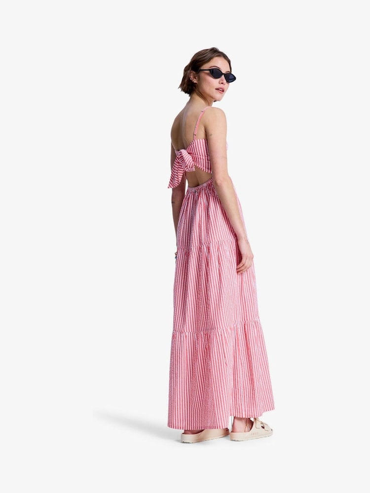 roxy maxi dress Cloud This dress is equal parts carefree and refined summer style Roxy Warm Rays Midi Dress