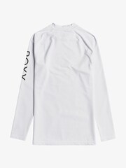 أبيض - صديري واقي من الشمس بكم طويل Whole Hearted بشعار من Roxy - صورة 4 من 4