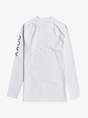 أبيض - صديري واقي من الشمس بكم طويل Whole Hearted بشعار من Roxy - صورة 5 من 5