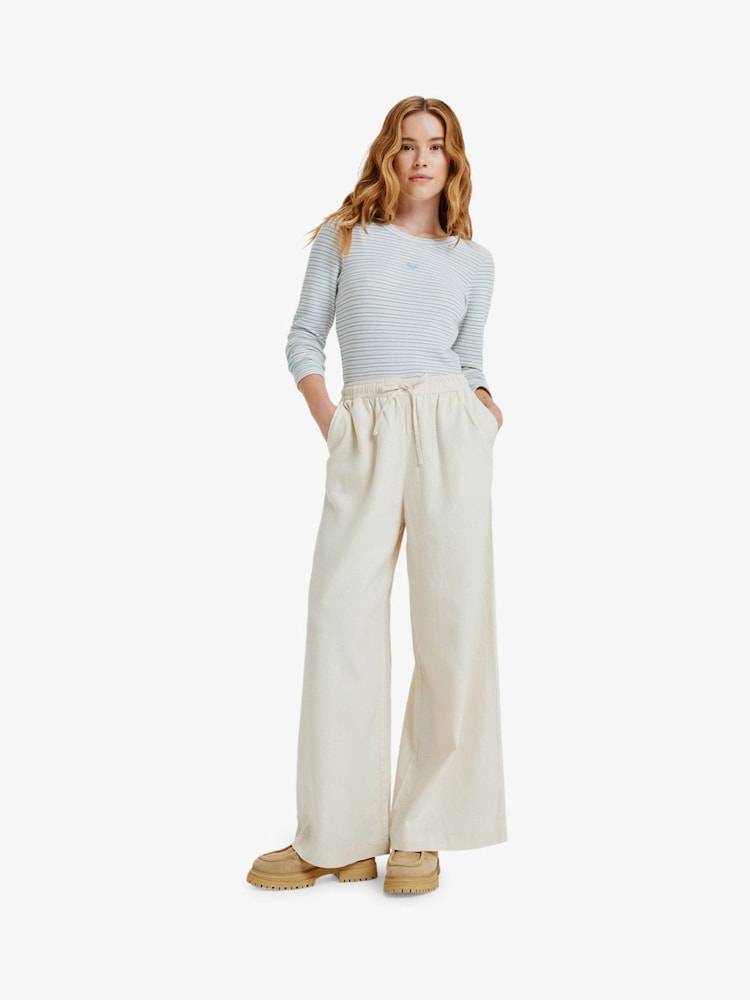 Roxy Lekeitio Break Linen Blend Trousers - Imaginea 1 din 5