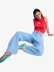 Roxy Dawn Patrol Mid Sunbleached Loose Fit Denim Jeans - 圖片 14/15