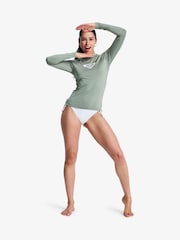 綠色 - Roxy Whole Hearted 長袖標誌防磨衣 - 圖片 5，共 6