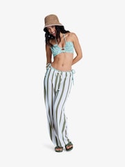 Roxy Nalu Sunset Stripe Knitted Texture Beach Trousers - Imaginea 2 din 6
