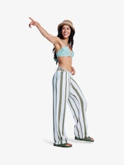 Roxy Nalu Sunset Stripe Knitted Texture Beach Trousers - Imaginea 5 din 6